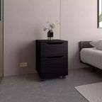 Ethan Open Shelves Sleek Modern Nightstand for Bedroom Living Room