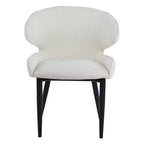 Chaises de salle à manger rembourrées modernes Nellie GDFStudio avec dossier incurvé