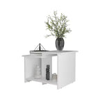 Jolis petits jouets de la marque FM FURNITURE Table basse Naco avec rangement ouvert, finition mélaminée