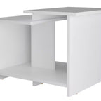 Jolis petits jouets de la marque FM FURNITURE Table basse Naco avec rangement ouvert, finition mélaminée