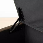 Banc de rangement capitonné en velours moderne de 60 po, élégant banc de salon avec rangement dissimulé, banc de bout de lit et d'entrée - Panipeachy