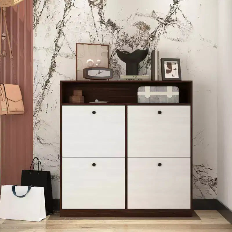 Canapé modulaire MAYEERTY incurvé en velours 5 places avec coussins décoratifs