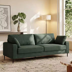 Canapé 2 places de 183 cm, canapé à accoudoirs évasés de style moderne du milieu du siècle, canapé rembourré à assise profonde pour salon, appartement, petits espaces
