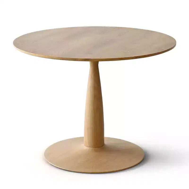 Ensemble de salle à manger rond moderne 5 pièces, ensemble de salle à manger de cuisine sur pied de 39,5 po avec 4 chaises rembourrées en tissu bouclé pour la cuisine et la salle à manger - Panipeachy