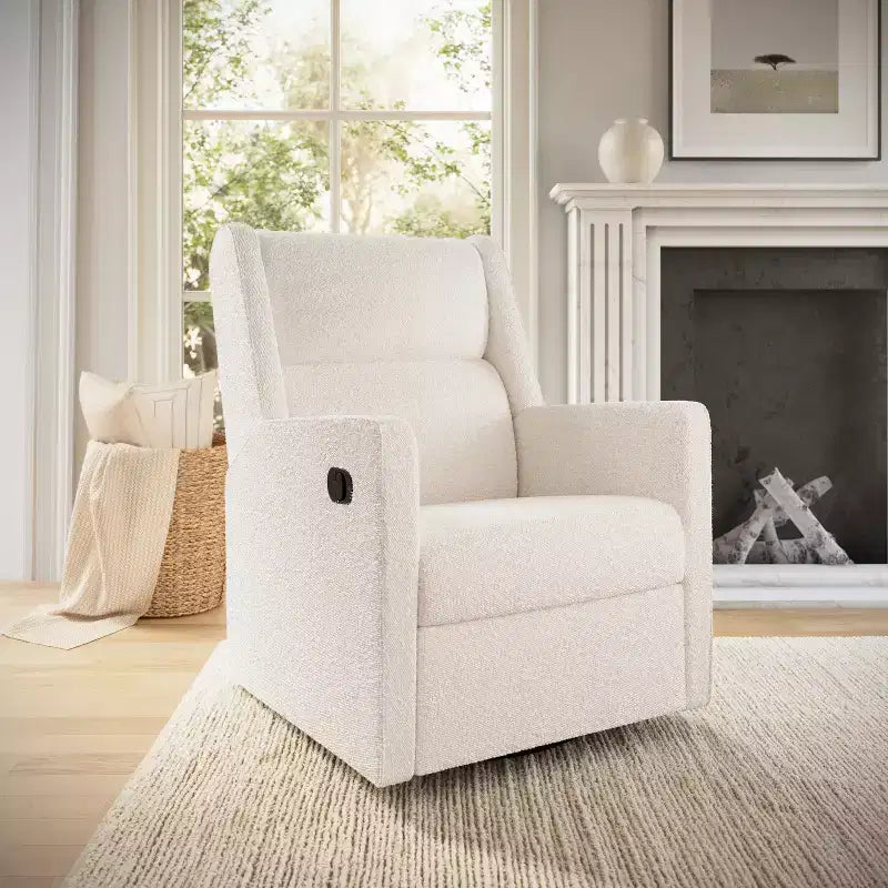 Fauteuil inclinable pivotant Emma et Oliver avec ports de charge USB/USB-C, fauteuil inclinable pivotant manuel à 270 degrés