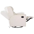 Fauteuil inclinable pivotant Emma et Oliver avec ports de charge USB/USB-C, fauteuil inclinable pivotant manuel à 270 degrés