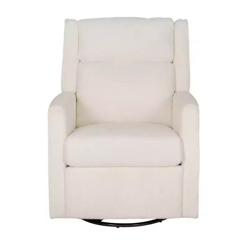 Fauteuil inclinable pivotant Emma et Oliver avec ports de charge USB/USB-C, fauteuil inclinable pivotant manuel à 270 degrés