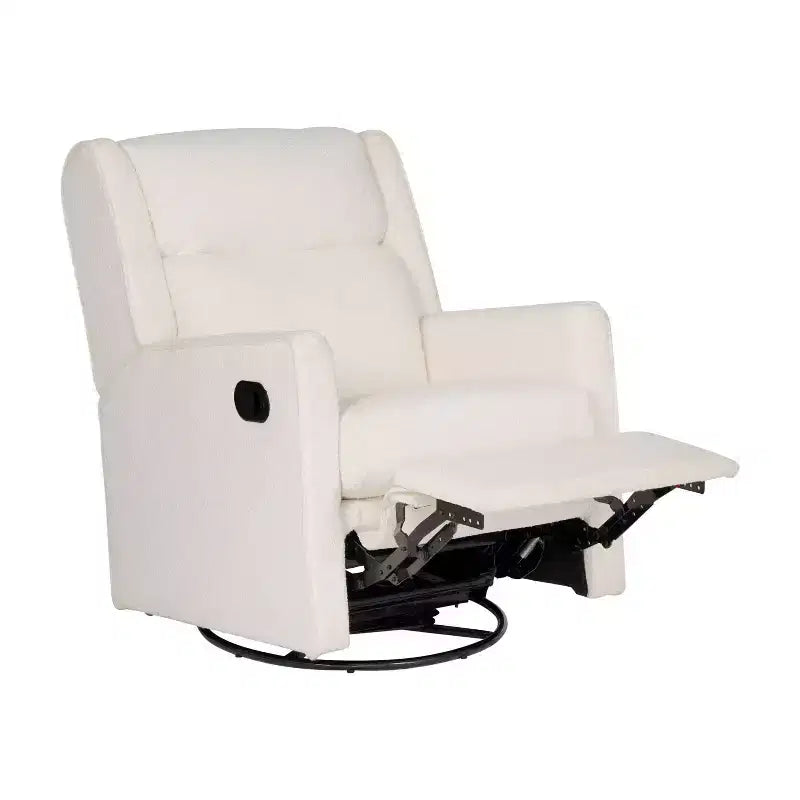 Fauteuil inclinable pivotant Emma et Oliver avec ports de charge USB/USB-C, fauteuil inclinable pivotant manuel à 270 degrés