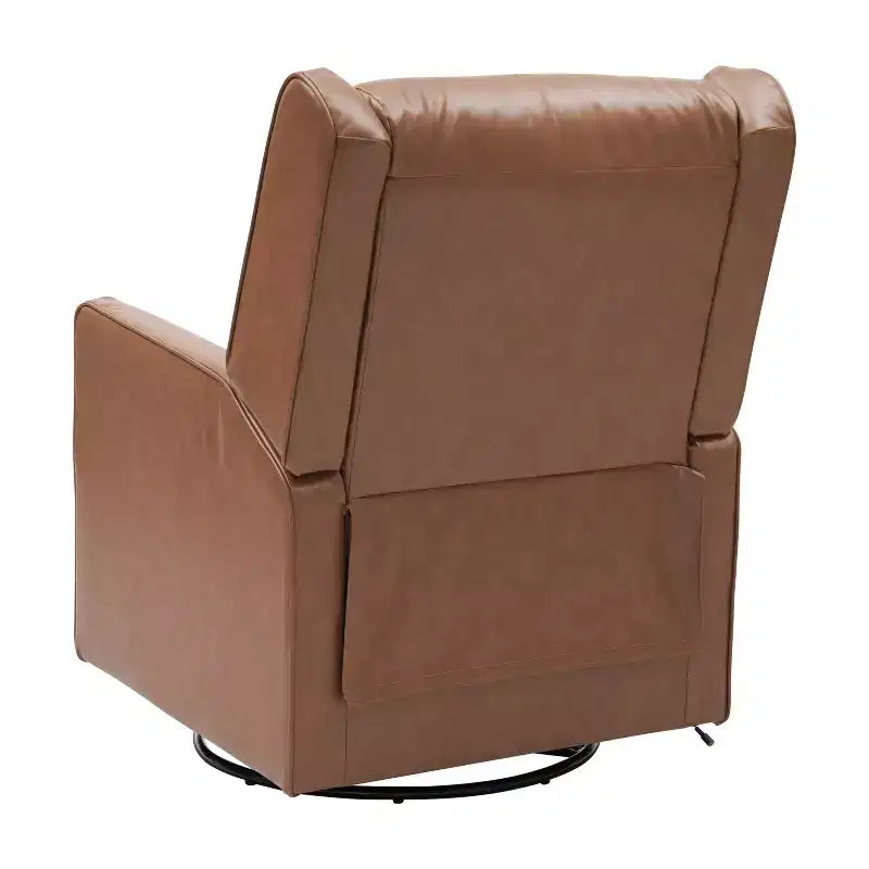 Fauteuil inclinable pivotant Emma et Oliver avec ports de charge USB/USB-C, fauteuil inclinable pivotant manuel à 270 degrés