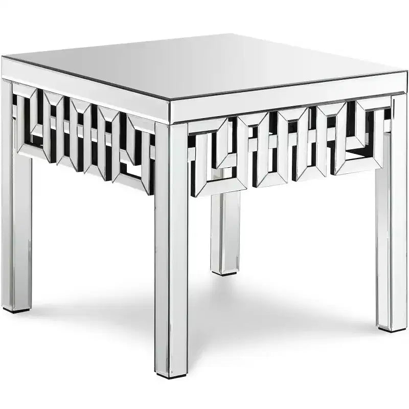 Meridian Furniture Aria Mirrored End Table