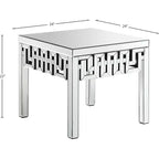 Table d'appoint miroir Aria Meridian Furniture