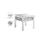 Table d'appoint miroir Aria Meridian Furniture