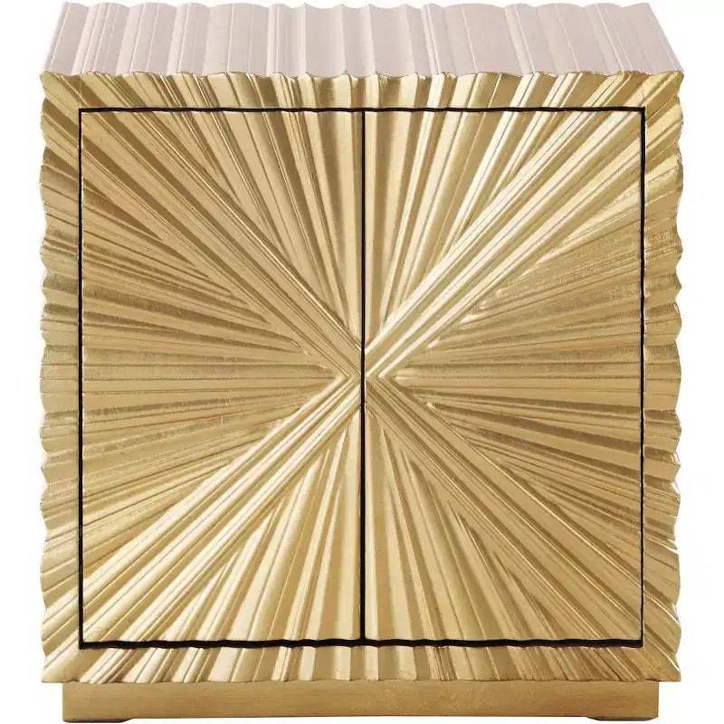 Table d'appoint Meridian Furniture Golda dorée
