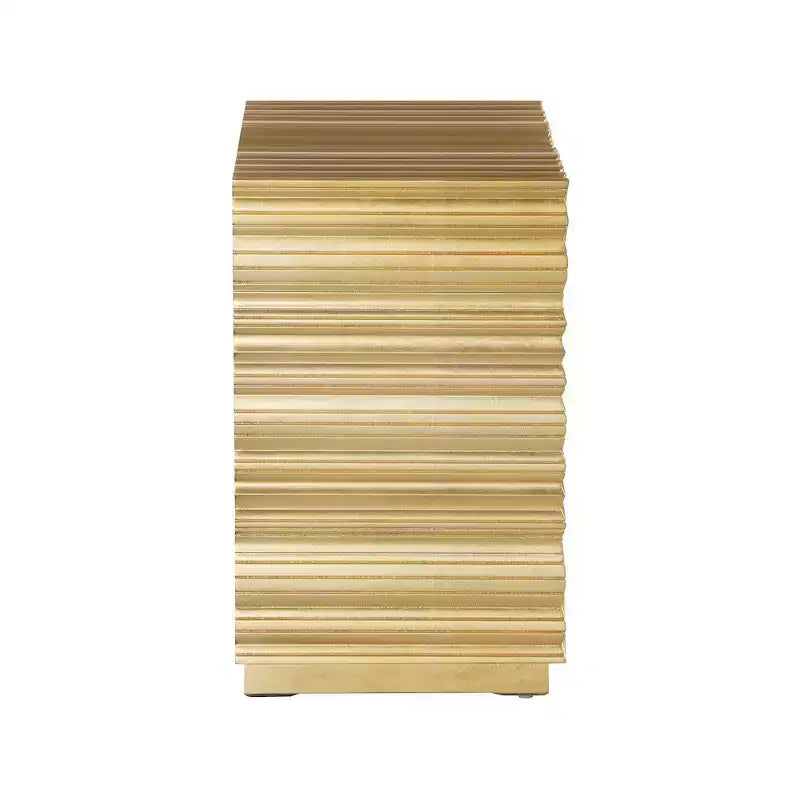 Table d'appoint Meridian Furniture Golda dorée