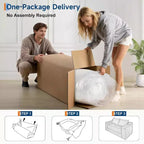 Canapé convertible SunnyFurn 75 avec 2 oreillers - Canapé-lit pliant 2-en-1, sans assemblage, pour salon et chambre à coucher