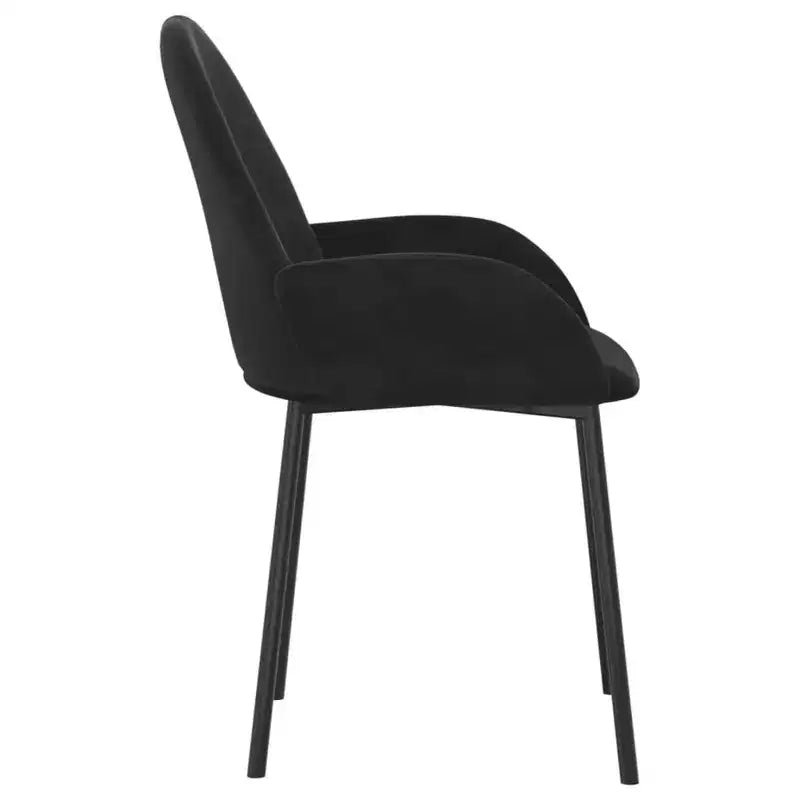 vidaXL Chaises de salle à manger, 2 pcs, gris foncé