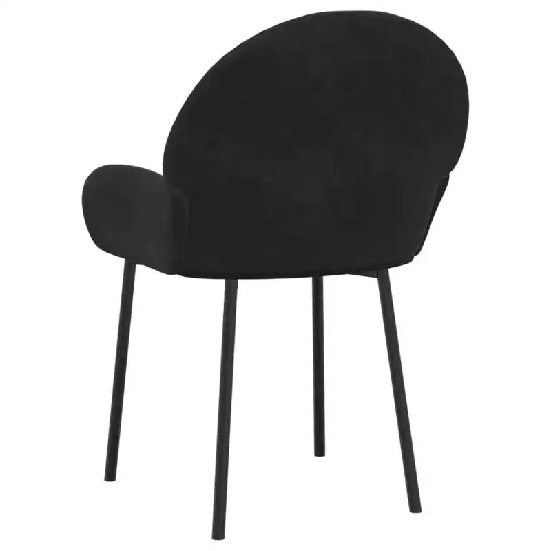vidaXL Chaises de salle à manger, 2 pcs, gris foncé