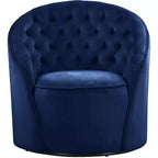 Chaise en velours Alessio Meridian Furniture