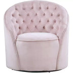 Chaise en velours Alessio Meridian Furniture