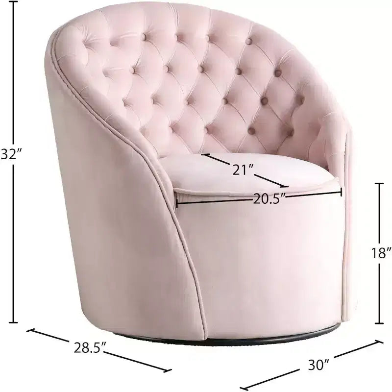 Chaise en velours Alessio Meridian Furniture
