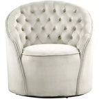 Chaise en velours Alessio Meridian Furniture