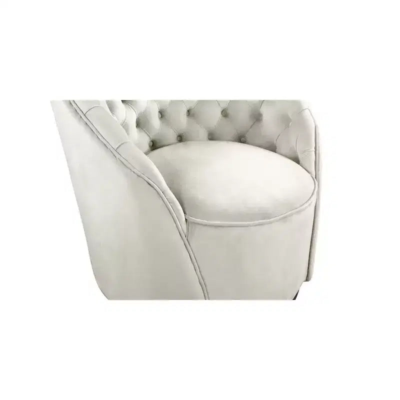 Chaise en velours Alessio Meridian Furniture
