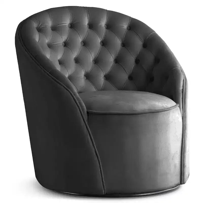 Chaise en velours Alessio Meridian Furniture