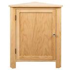 vidaXL Meuble d'angle Marron Bois de chêne massif Meuble d'angle compact