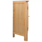 vidaXL Meuble d'angle Marron Bois de chêne massif Meuble d'angle compact