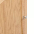 vidaXL Meuble d'angle Marron Bois de chêne massif Meuble d'angle compact