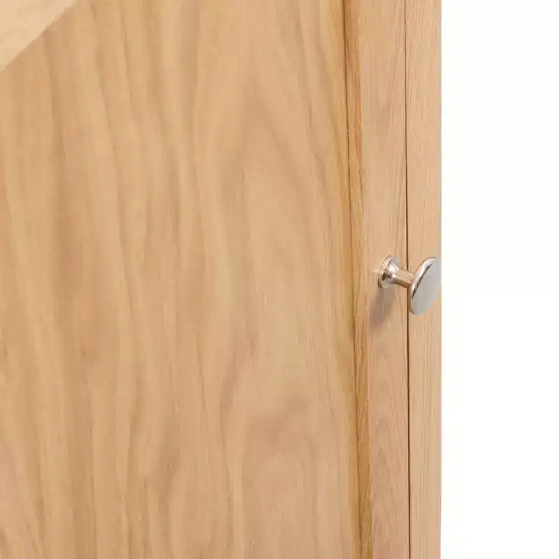 vidaXL Meuble d'angle Marron Bois de chêne massif Meuble d'angle compact