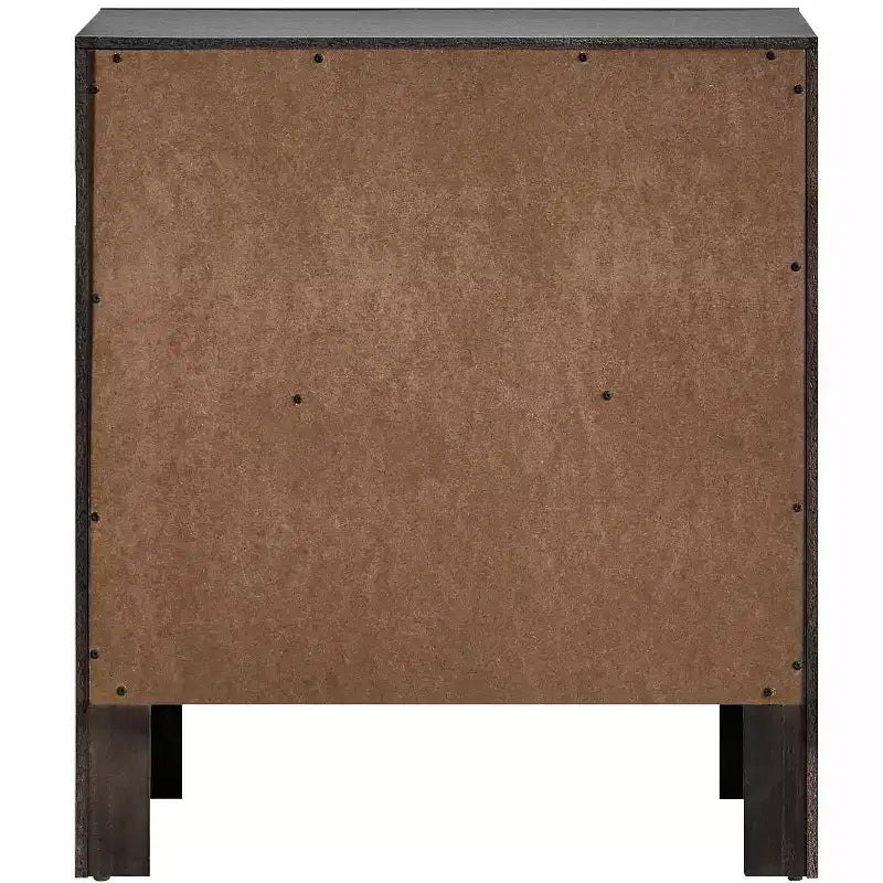 Table de chevet Passion Furniture Rustica 2 tiroirs de 61 cm de large
