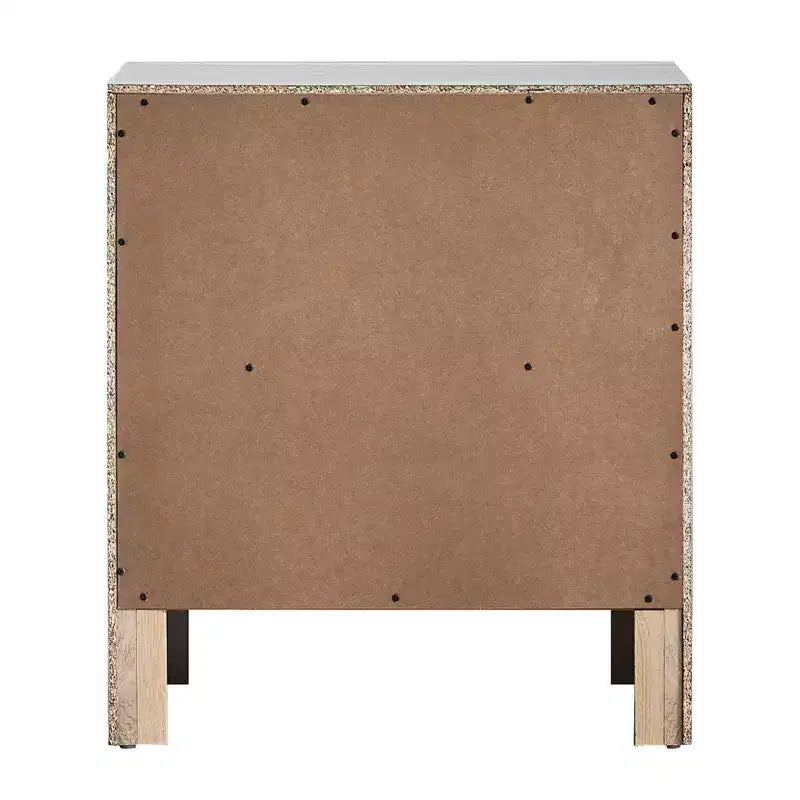Table de chevet Passion Furniture Rustica 2 tiroirs de 61 cm de large
