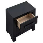 Table de chevet Passion Furniture Rustica 2 tiroirs de 61 cm de large
