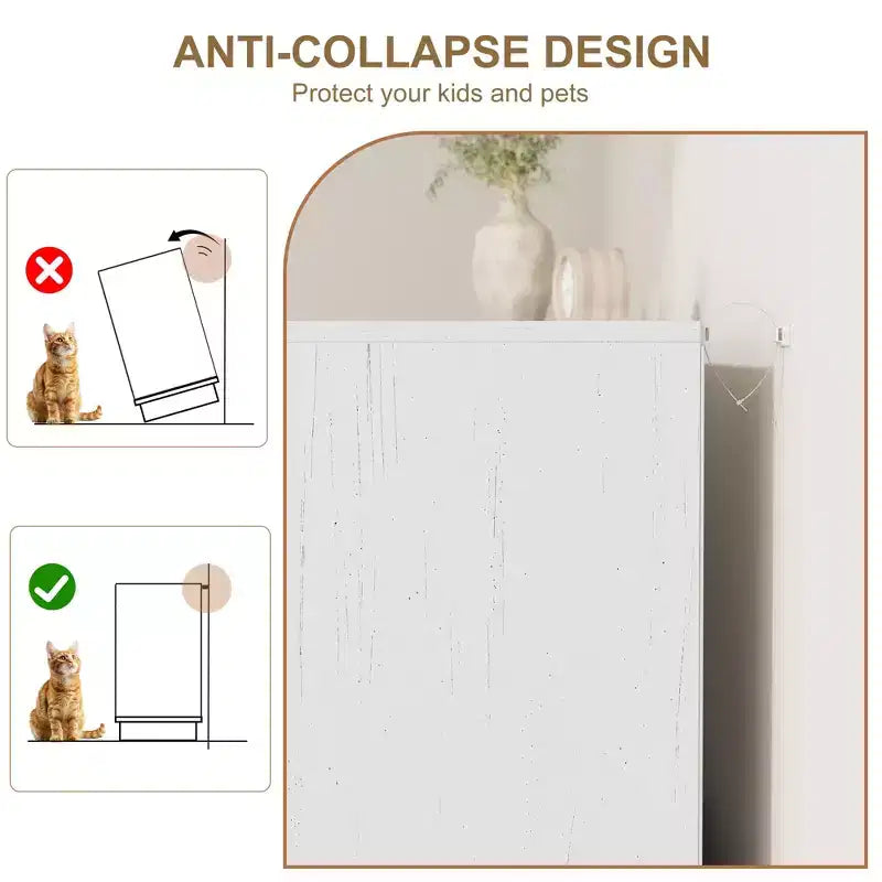 Commode 7 tiroirs en rotin pour chambre, meuble TV en rotin style ferme avec 7 tiroirs de rangement, organisateur polyvalent moderne pour chambre, entrée
