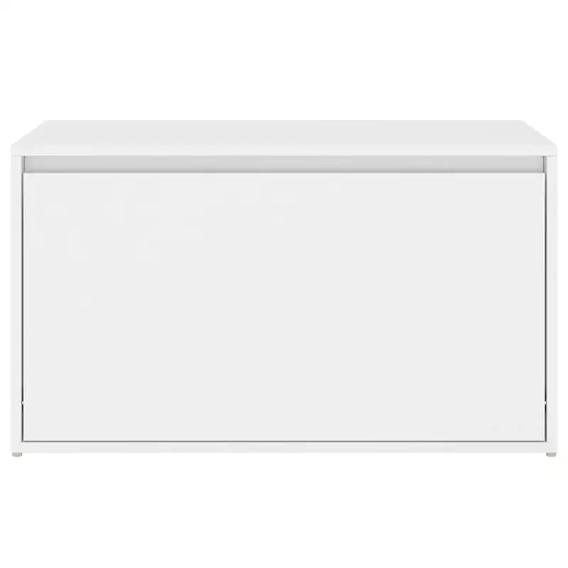 vidaXL Banc Blanc Bois d'ingénierie 80x40x45 cm Banc Rectangulaire