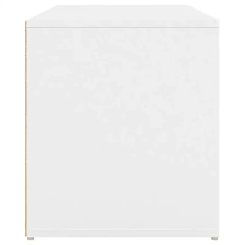 vidaXL Banc Blanc Bois d'ingénierie 80x40x45 cm Banc Rectangulaire