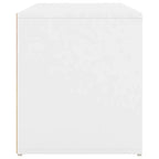 vidaXL Banc Blanc Bois d'ingénierie 80x40x45 cm Banc Rectangulaire