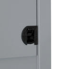 Meuble d'entrée classique moderne avec banc porte-chaussures et patères pour le rangement suspendu