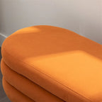 Banc de rangement Banc de chambre avec pieds en bois pour salon chambre