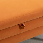 Banc de rangement Banc de chambre avec pieds en bois pour salon chambre