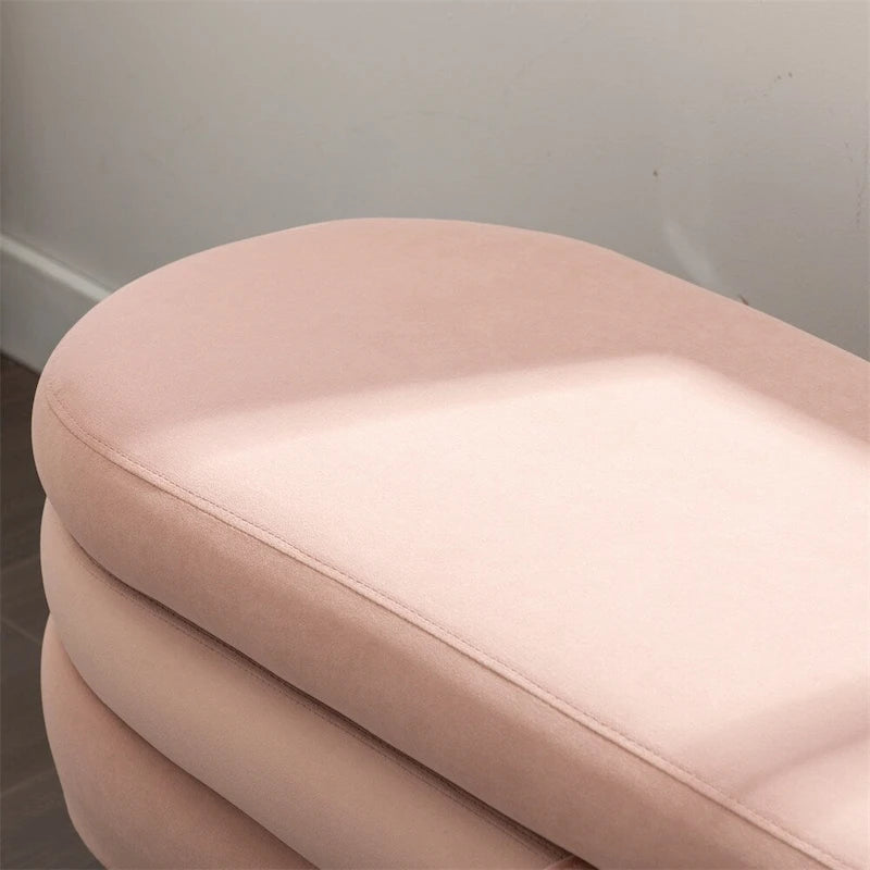 Banc de rangement Banc de chambre avec pieds en bois pour salon chambre