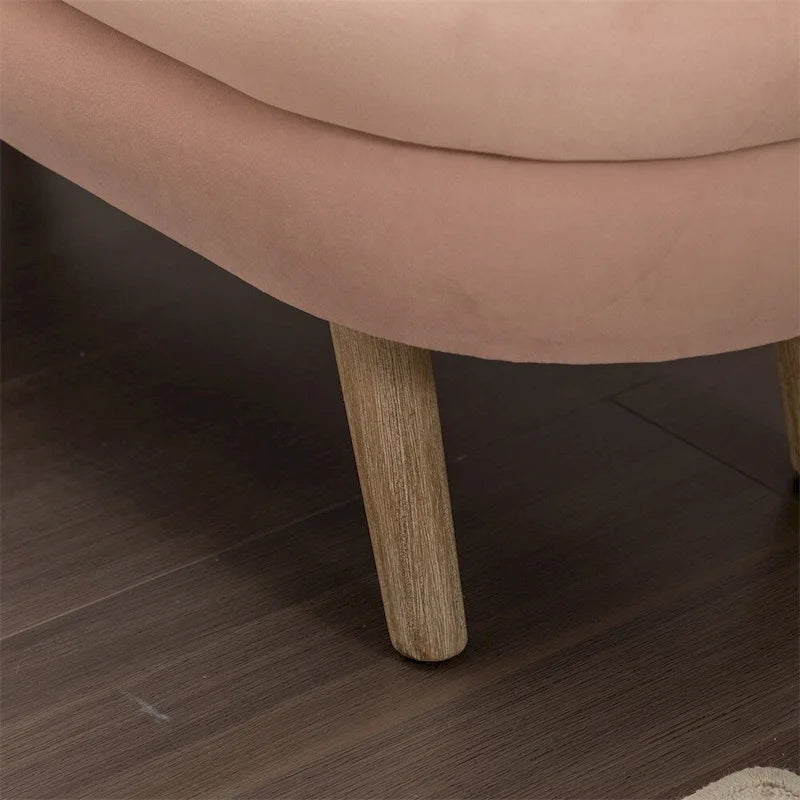 Banc de rangement Banc de chambre avec pieds en bois pour salon chambre