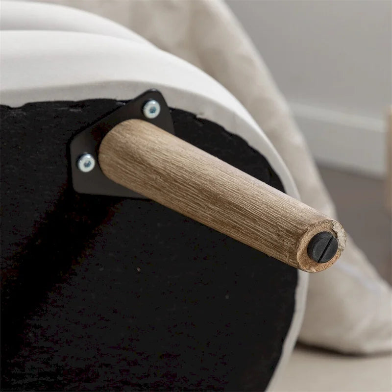 Banc de rangement Banc de chambre avec pieds en bois pour salon chambre