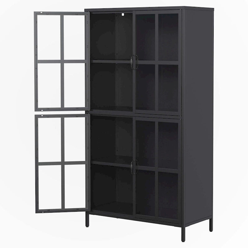Armoire de rangement métallique noire de qualité supérieure