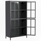 Armoire de rangement métallique noire de qualité supérieure