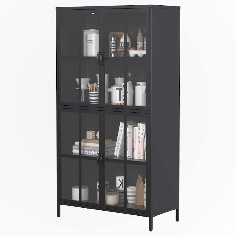 Armoire de rangement métallique noire de qualité supérieure