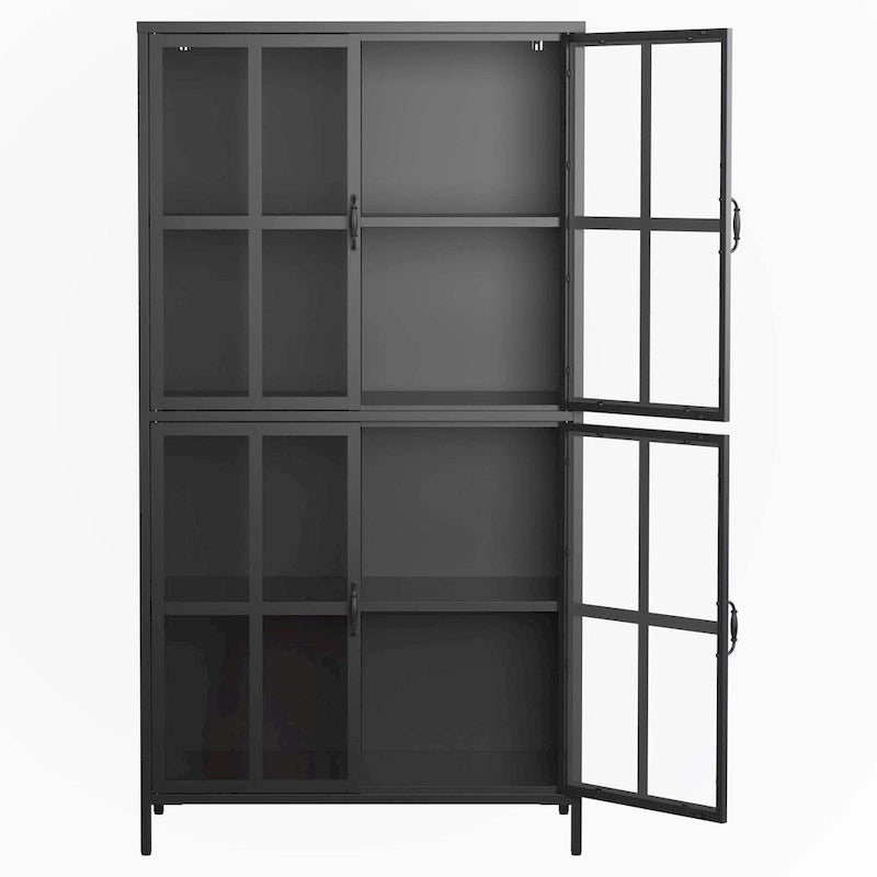 Armoire de rangement métallique noire de qualité supérieure