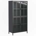Armoire de rangement métallique noire de qualité supérieure