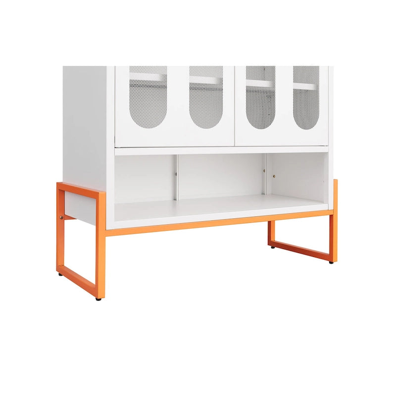 Meuble à chaussures double face de 1,80 m de haut avec cloisons mobiles à double couche et base creuse, conception anti-humidité et antisismique
